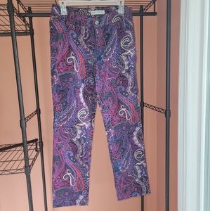 Chico's Purple Paisley Pants